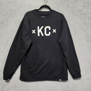 KC Kansas City Black Crewneck Made Mobb Size XXL Signature KC‎